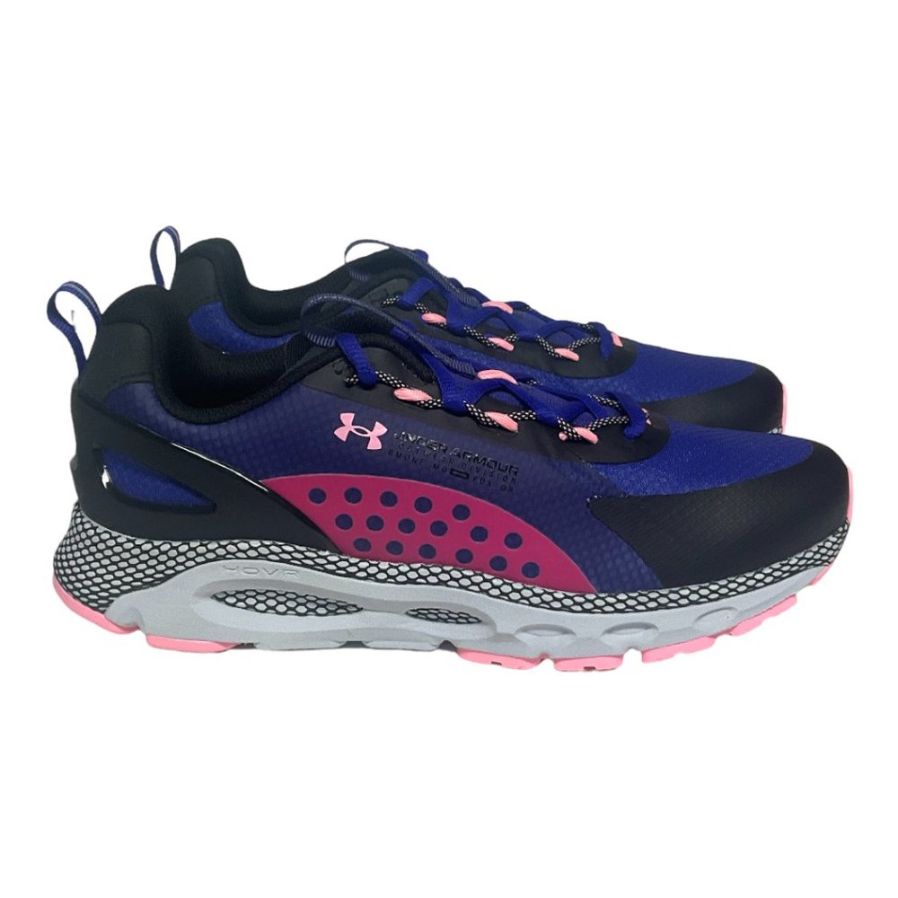 Under Armour Men's HOVR Infinite Summit 2 Running Black Blue Shoe Size 7.5-10